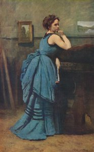 Femme en bleu