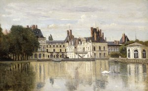 Fontainebleau - Le Château vu de la Pièce d