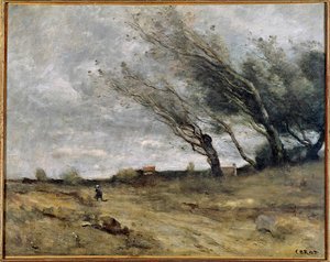 Tempête - Jean Baptiste Camille Corot