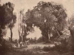 Allemand : Tanz der Nymphen Matin. Danse des Nymphes - Jean Baptiste Camille Corot