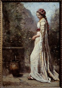 Jeune fille grecque à la fontaine - Jean Baptiste Camille Corot