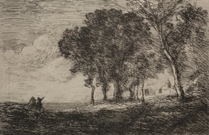 Paysage Italien - Jean Baptiste Camille Corot