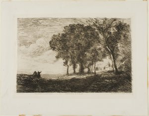 Paysage Italien - Jean Baptiste Camille Corot