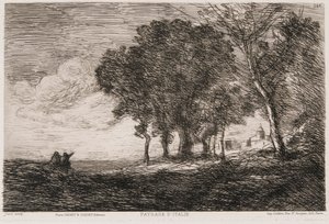 Paysage italien, vers 1865 - Jean Baptiste Camille Corot