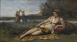 Jeunes filles de Sparte - Jean Baptiste Camille Corot
