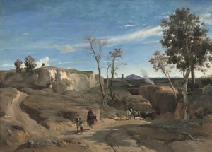 La Cervara, la campagne romaine - Jean Baptiste Camille Corot