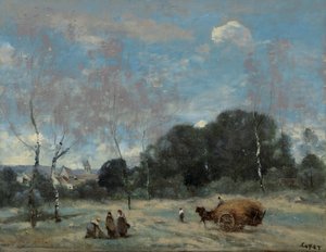 La Rentrée des Foins à Marcoussis - Jean Baptiste Camille Corot