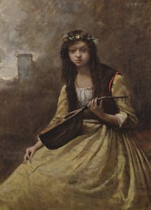 La Zingara, vers 1865 - Jean Baptiste Camille Corot