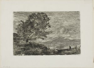 Lac au Tyrol - Jean Baptiste Camille Corot