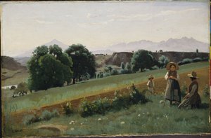 Paysage à Mornex - Jean Baptiste Camille Corot