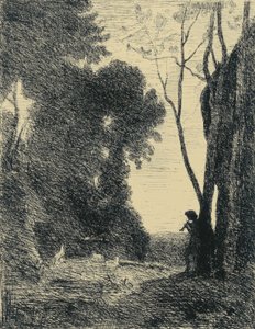 Le Petit Berger, 2em Planche - Jean Baptiste Camille Corot