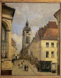 Le beffroi de Douai … - Jean Baptiste Camille Corot