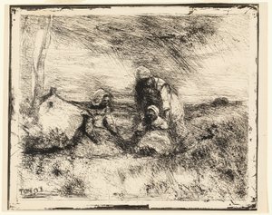 Petite sœur - Jean Baptiste Camille Corot