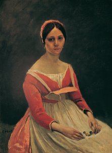 Madame Legois - Jean Baptiste Camille Corot