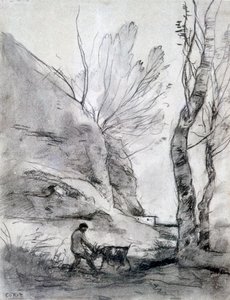 Homme luttant avec une chèvre, c1816-1875 - Jean Baptiste Camille Corot