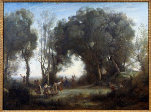 Matinée, danse des nymphes - Jean Baptiste Camille Corot