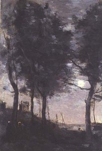 Clair de lune au bord de la mer