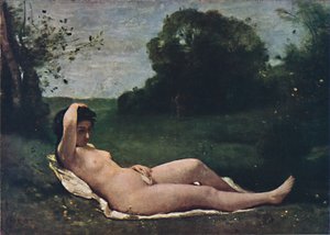 Nymphe, 1859 - Jean Baptiste Camille Corot