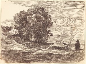 La demeure du poète - Jean Baptiste Camille Corot