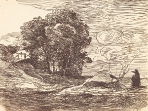 La Demeure du poète - Jean Baptiste Camille Corot