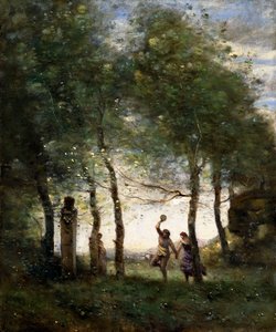 Petite Bacchanale - Jean Baptiste Camille Corot