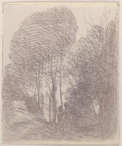 Souvenir de la Villa Pamphili, 1871 - Jean Baptiste Camille Corot