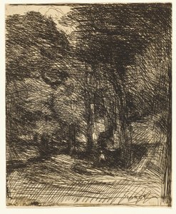Souvenir de Bas-Bréau - Jean Baptiste Camille Corot