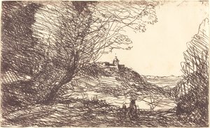 Souvenir des environs de Monaco - Jean Baptiste Camille Corot
