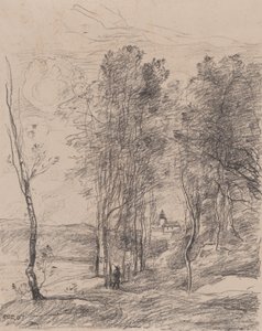Le beffroi de Saint-Nicolas-les-Arras - Jean Baptiste Camille Corot