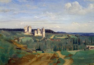 Le Château de Pierrefonds - Jean Baptiste Camille Corot