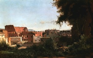 Le Colisée : Vue des jardins Farnèse, Rome, 1826 - Jean Baptiste Camille Corot