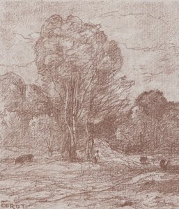 Le Dormoir des vaches, 1871 - Jean Baptiste Camille Corot