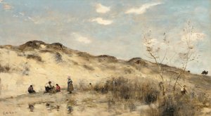 Les dunes de Dunkerque, 1873 - Jean Baptiste Camille Corot