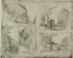 Le Jardin de Périclès - Jean Baptiste Camille Corot