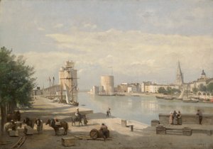 Le port de La Rochelle - Jean Baptiste Camille Corot