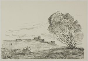 Le Fort isolé - Jean Baptiste Camille Corot