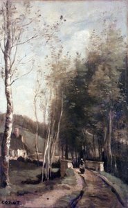 Le Petit Pont - Jean Baptiste Camille Corot