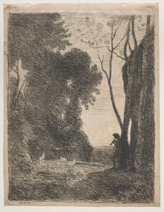 Le petit berger, 1855 - Jean Baptiste Camille Corot