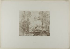 Le moulin de Cuincy, près de Douai - Jean Baptiste Camille Corot