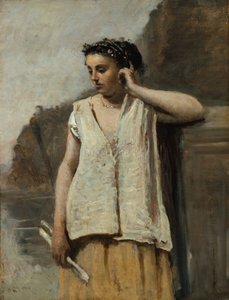 La Muse : Histoire, vers 1865 - Jean Baptiste Camille Corot