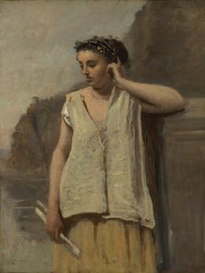La Muse : Histoire, vers 1865 - Jean Baptiste Camille Corot