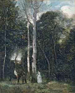 Le Parc des Lions à Port-Marly - Jean Baptiste Camille Corot