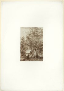 La retraite des philosophes - Jean Baptiste Camille Corot