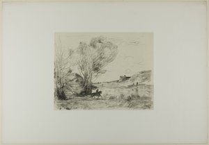 Le Cavalier dans les roseaux - Jean Baptiste Camille Corot