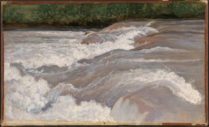 Le Velino au-dessus de la cascade de Terni
