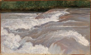 Le Velino au-dessus de la cascade de Terni, 1826