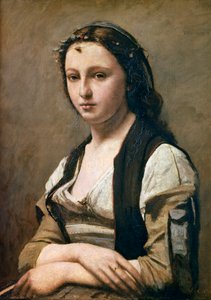 La Femme à la perle, vers 1842 - Jean Baptiste Camille Corot