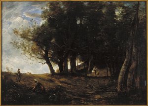 Les Ramasseurs de bois, 1875 - Jean Baptiste Camille Corot