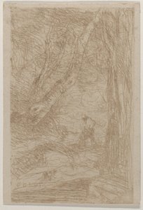 Le bûcheron de Rembrandt, mai 1853 - Jean Baptiste Camille Corot