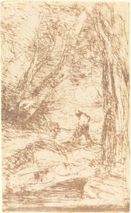 Le Bûcheron de Rembrandt - Jean Baptiste Camille Corot